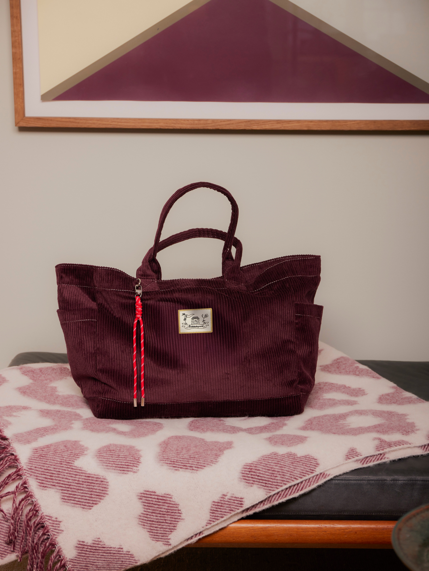 Becksöndergaard, Corduroy Cecilia Bag - Maroon Brown, bags, bags, bags, bags, bags