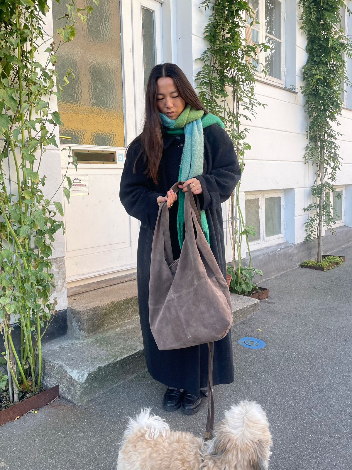 Suede Dalliea Shopper Bag - Light Brown OneSize BeckSöndergaard