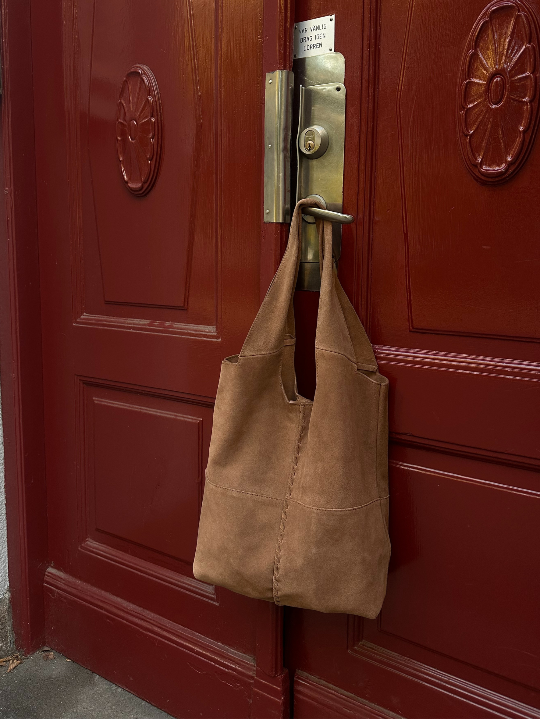 Suede Demi Bag - Brown OneSize BeckSöndergaard