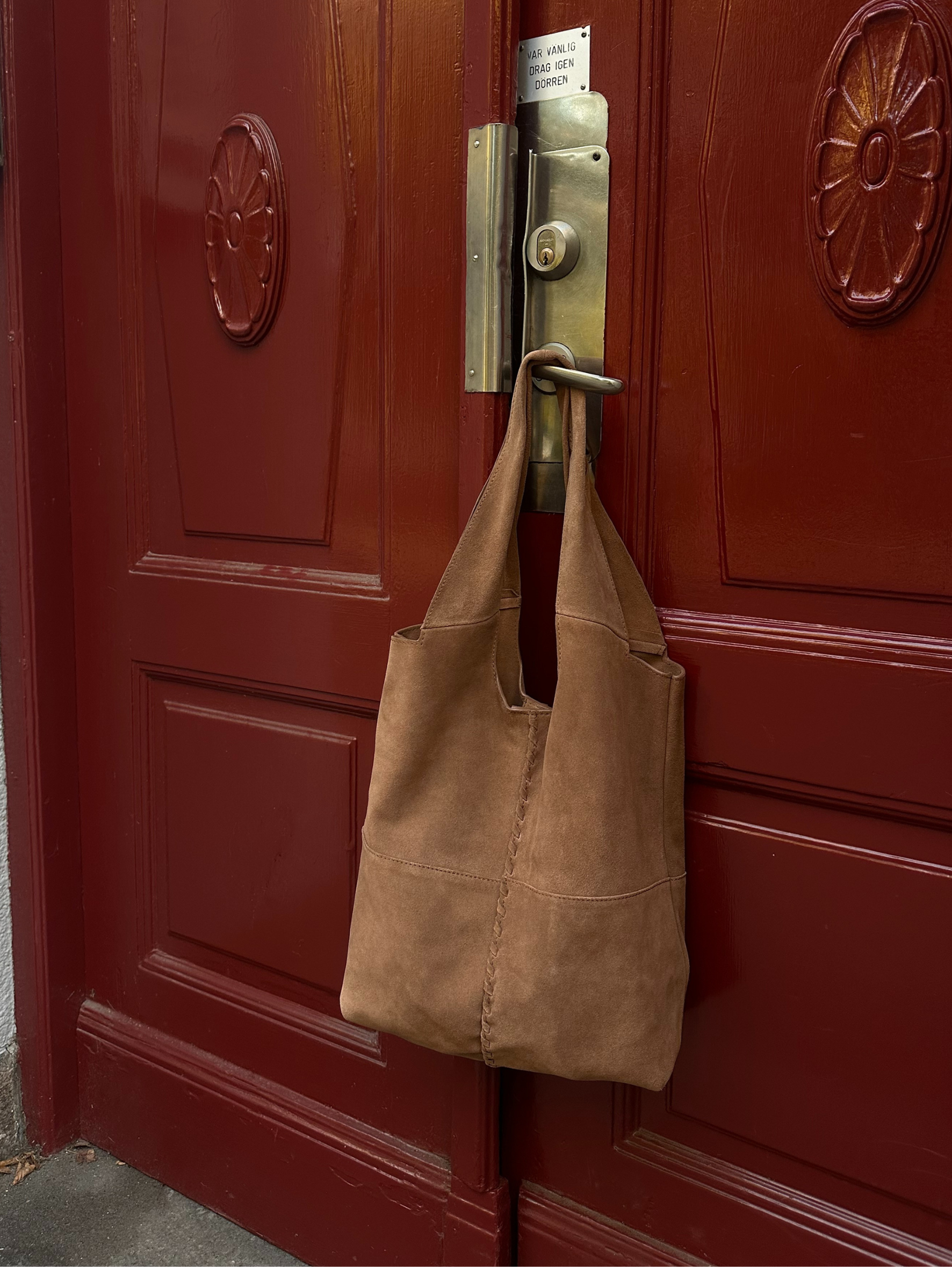 Suede Demi Bag Black OneSize BeckSöndergaard