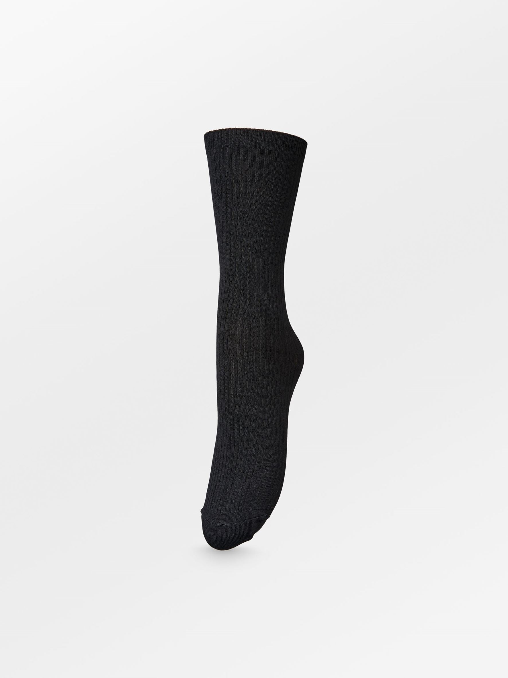 Becksöndergaard, Telma Solid Sock - Black, socks, archive, archive, sale, sale, socks, black week, black week