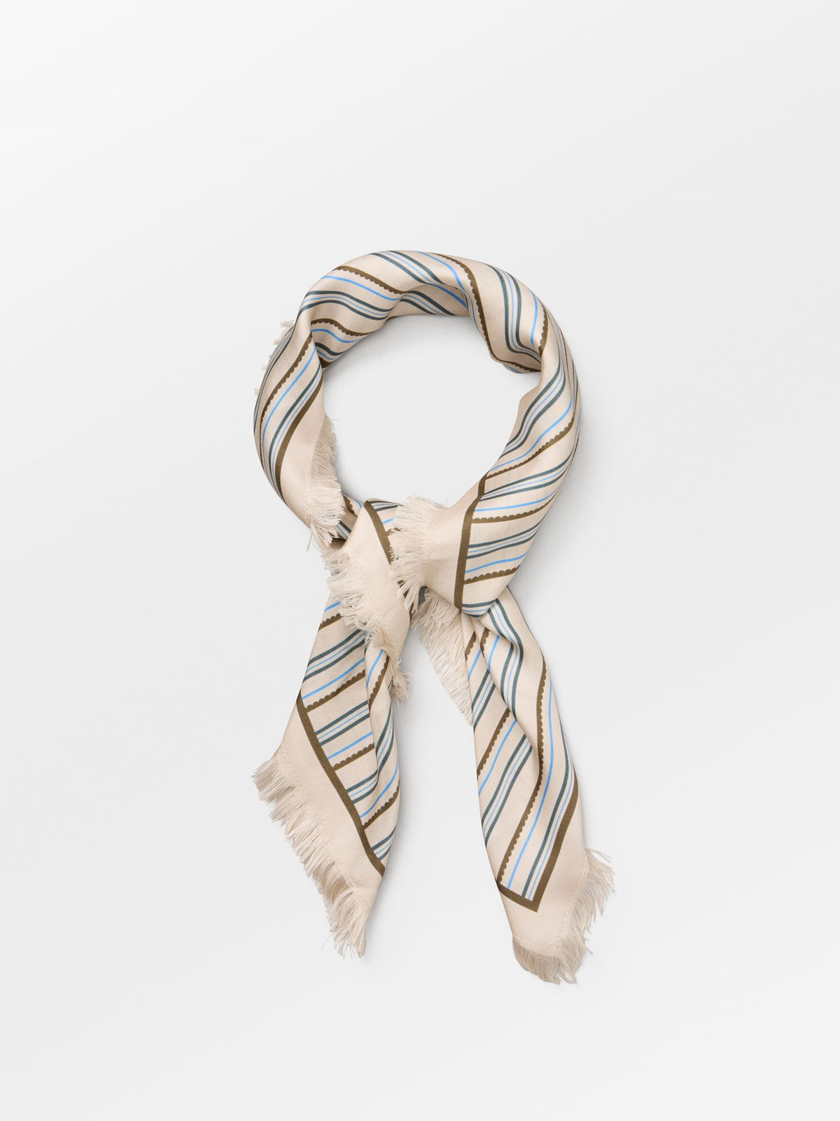 Scallopia Striped Sia Scarf OneSize BeckSöndergaard