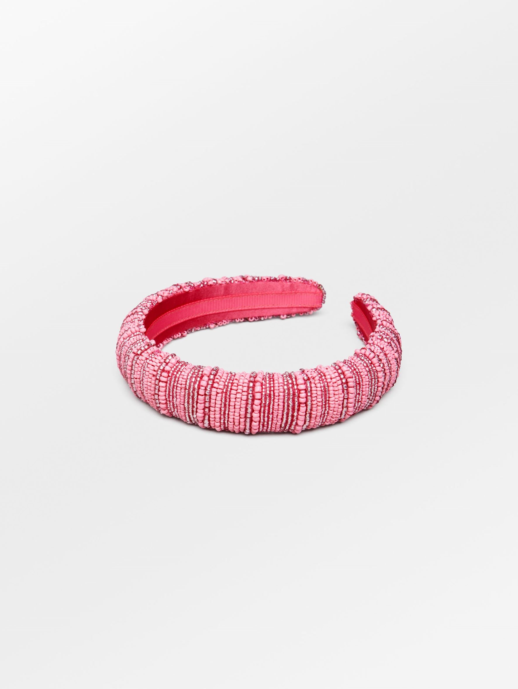 Becksöndergaard, Cassie Midi Beaded Hairbrace - Hot Pink, accessories, archive, archive, sale, sale, accessories, sale