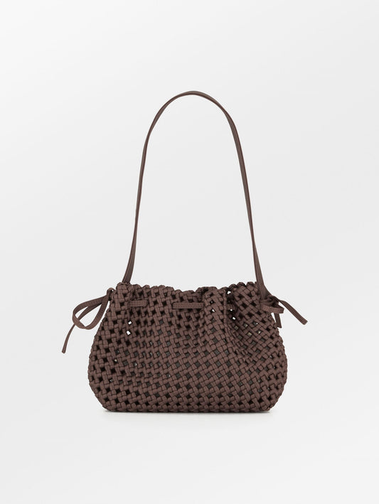 Becksöndergaard, Braided Satin Brea Bag - Hot Fudge Brown, bags, bags, bags, bags