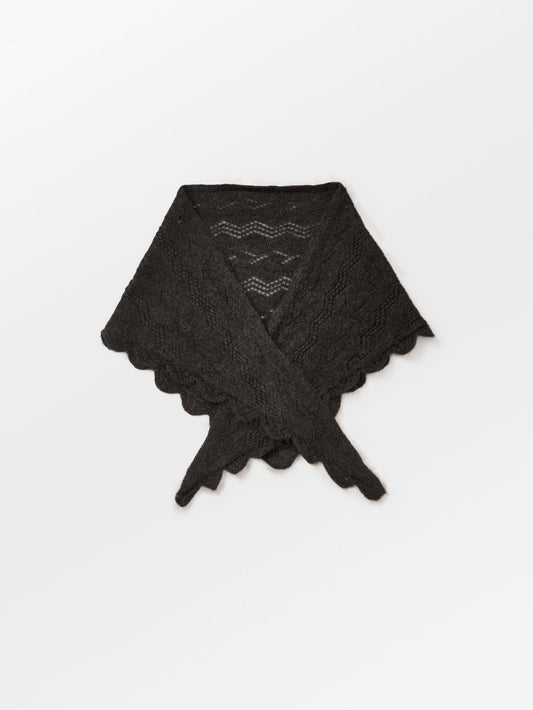 Becksöndergaard, Opany Triangle Scarf - Black, scarves, winter accessories, winter accessories, scarves, scarves