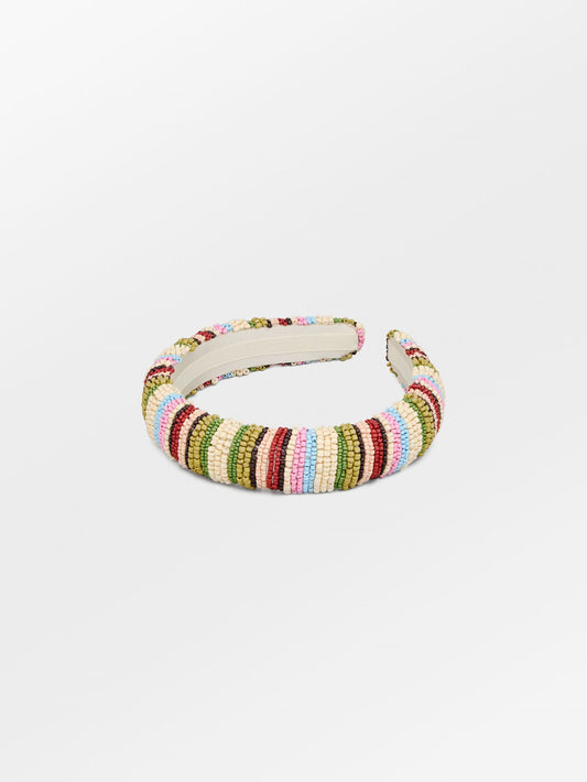 Stripes Midi Beaded Hairbrace OneSize BeckSöndergaard