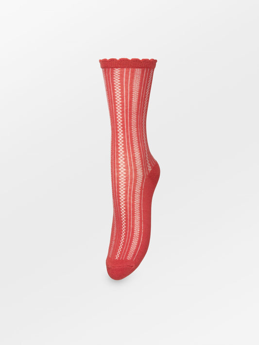 Becksöndergaard, Crochia Cotta Sock - Red Ochre, socks, socks, black week, black week