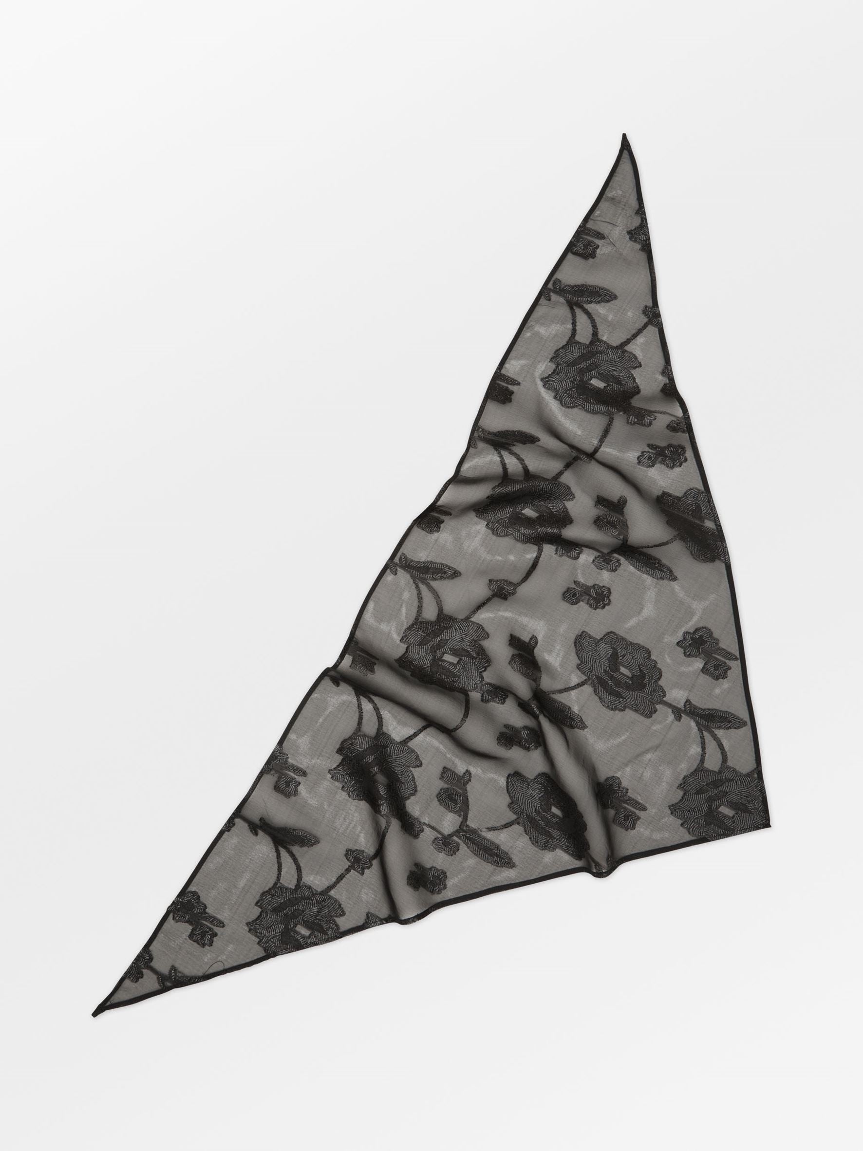 Becksöndergaard, Fina Triangle Scarf - Black, onesize
