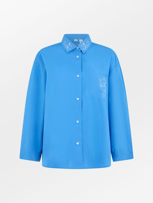 Becksöndergaard, Anglaisia Pyjamas Shirt - Regatta Blue, archive, high summer 2026