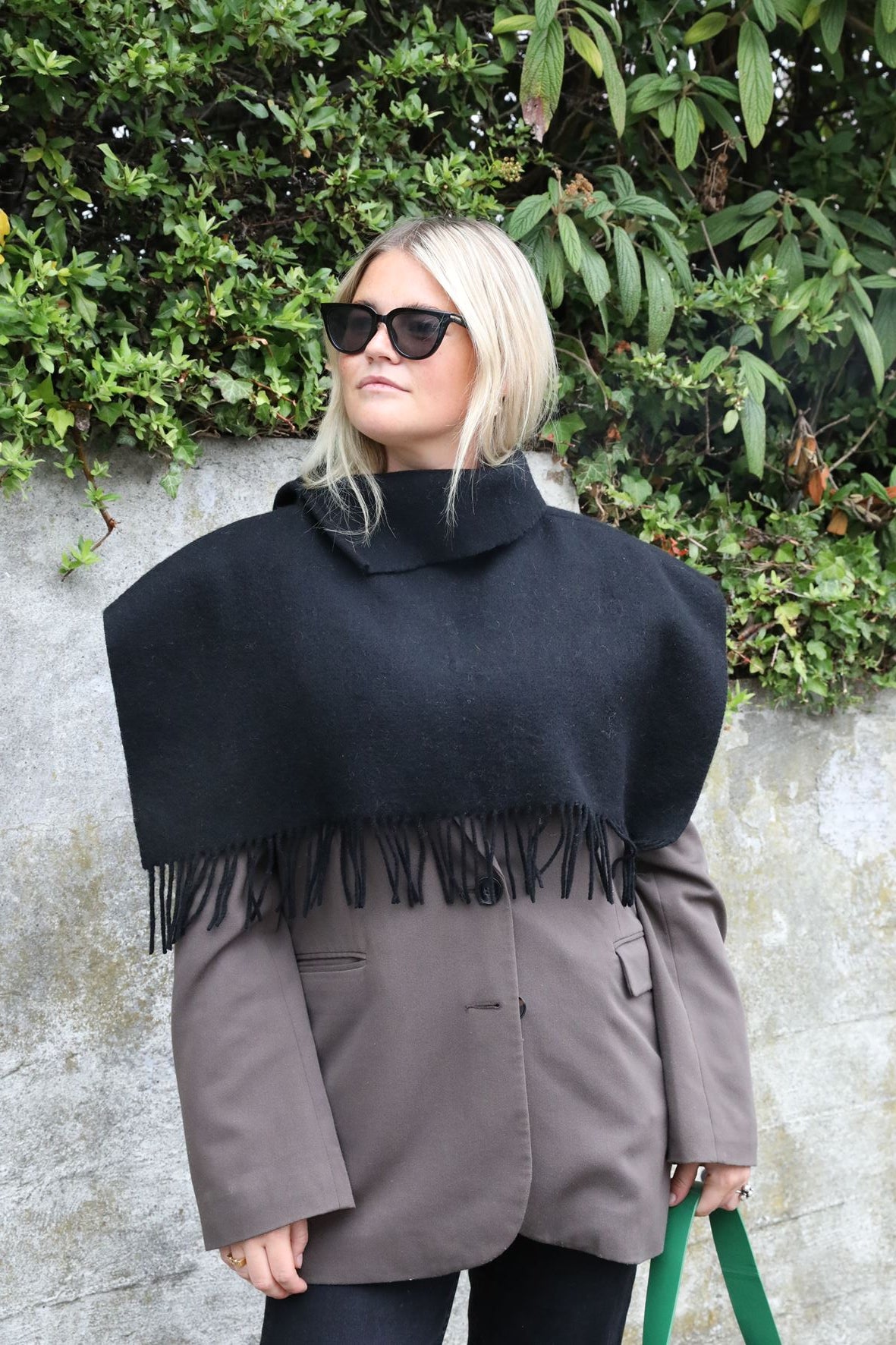 Becksöndergaard, Solid Crystal Poncho - Black, archive, archive, archive, sale, sale, sale