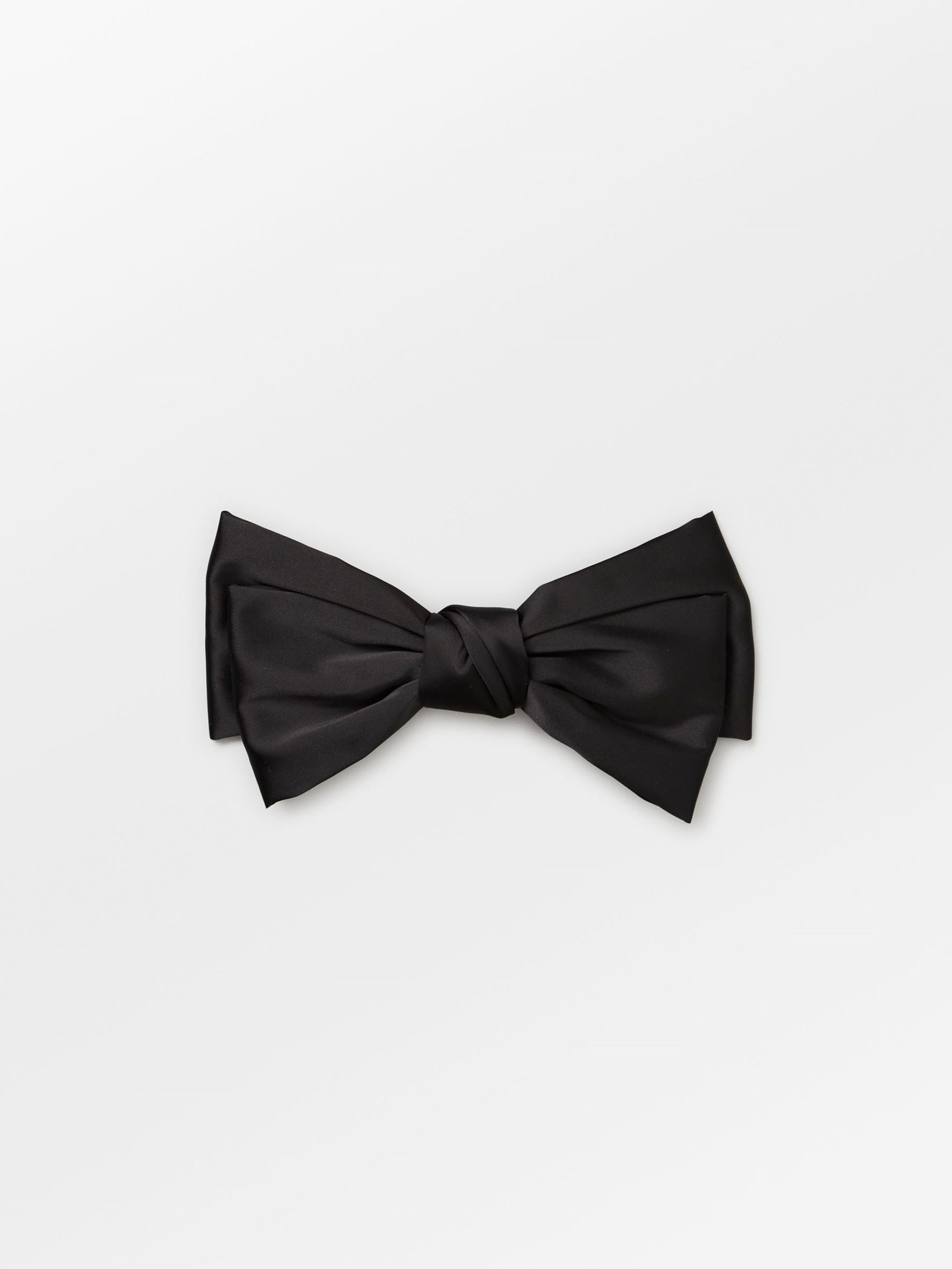 Becksöndergaard, Satin Bigger Bow - Black, accessories, accessories, archive, archive, sale, sale, sale