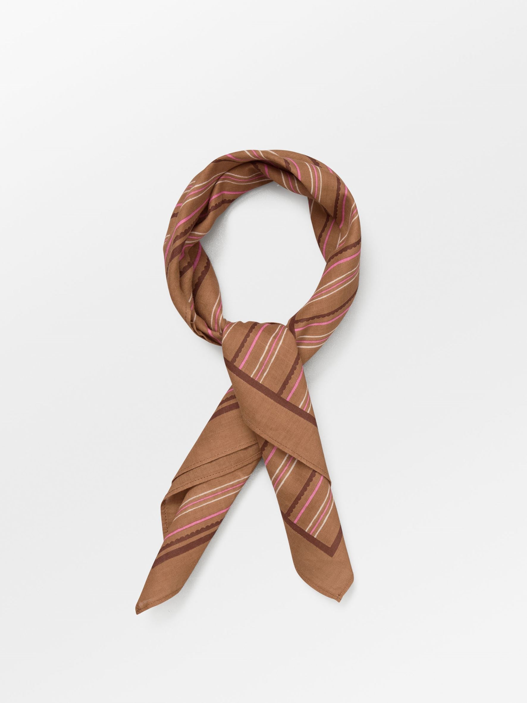 Scallopia Striped Cotta Scarf OneSize BeckSöndergaard