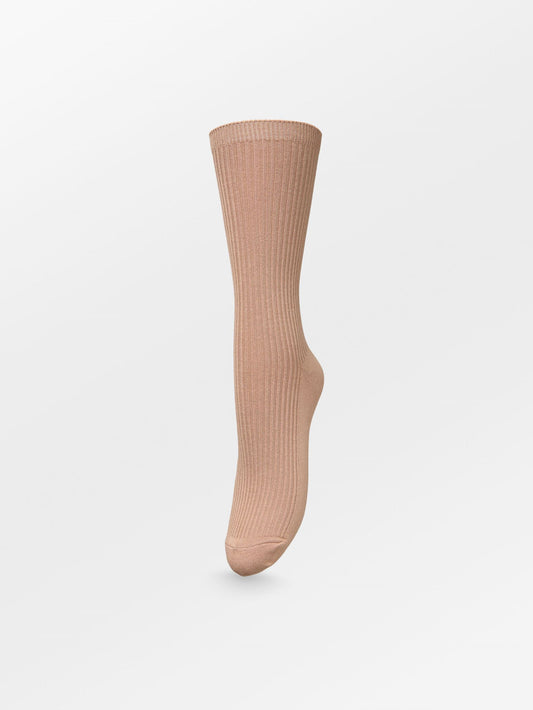 Telma Solid Sock - Light Brown Socks BeckSöndergaard