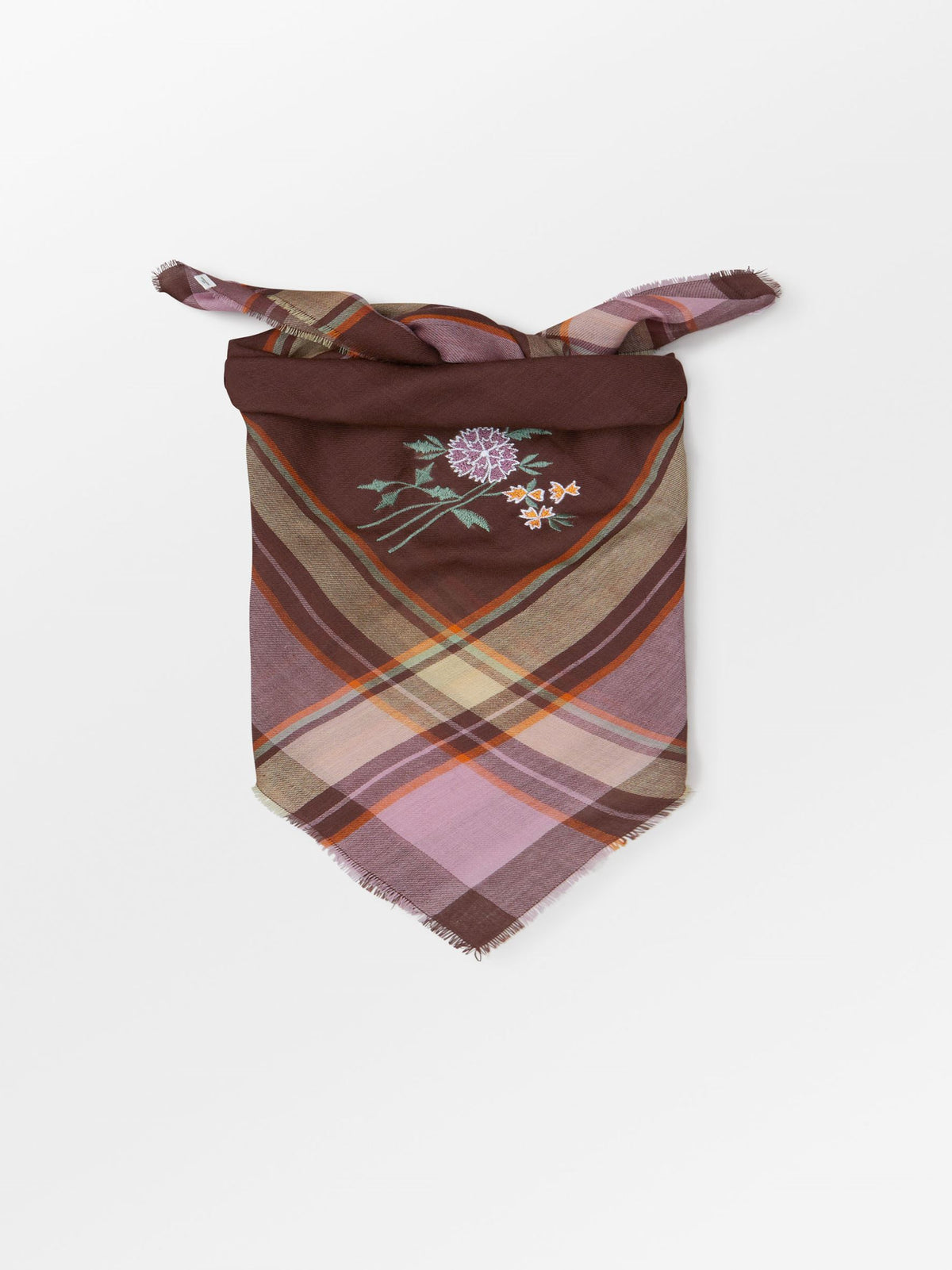 Becksöndergaard, Martha Wica Scarf - Hot Fudge Brown, scarves, scarves