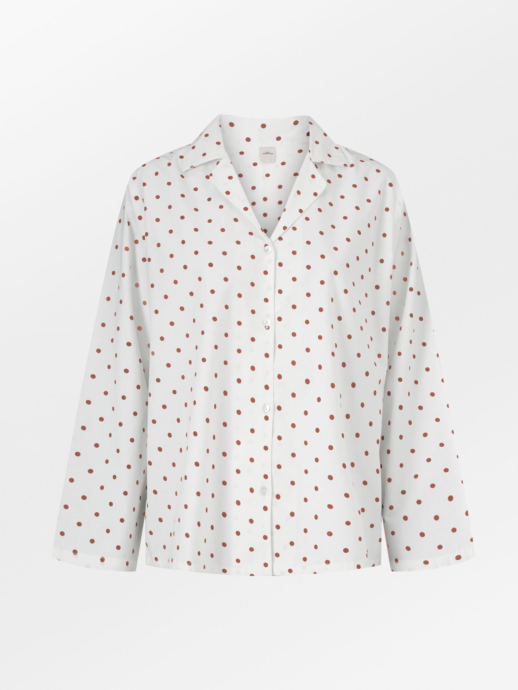 Dot Pyjamas Set - Caramel Brown Clothing BeckSöndergaard