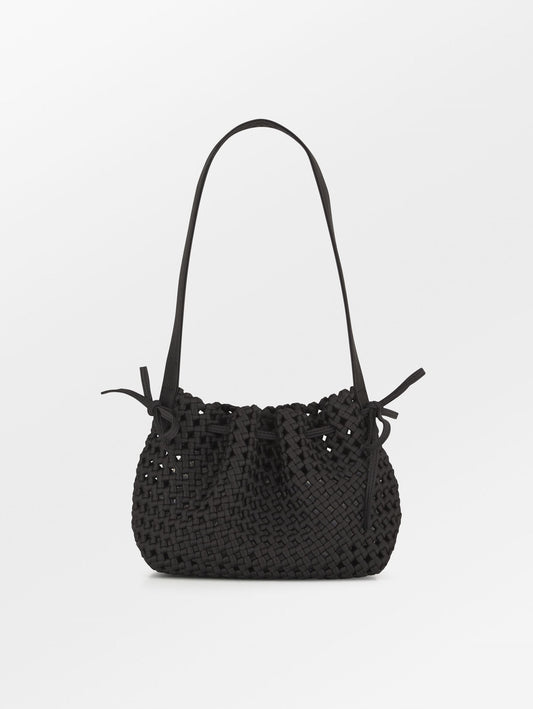 Becksöndergaard, Braided Satin Brea Bag - Black, bags, bags, bags, bags