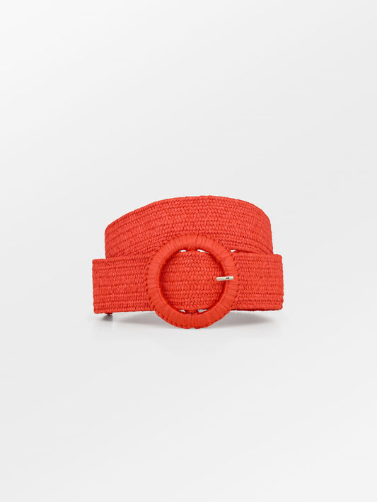 Becksöndergaard, Wide Zia Belt - Grenadine Red, archive, archive annonce styles, high summer 2026