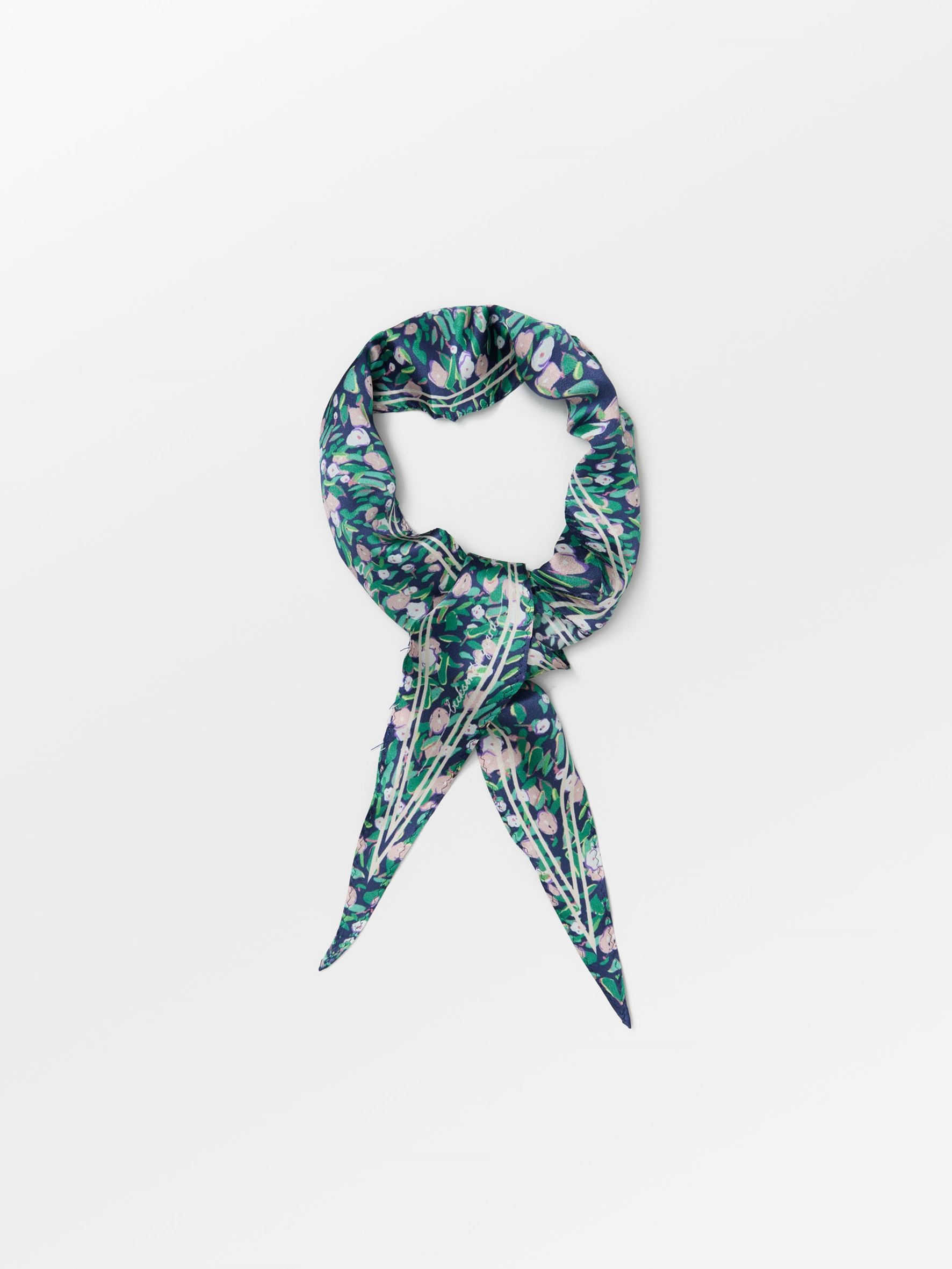 Ditza Diamond Scarf - Blue OneSize BeckSöndergaard