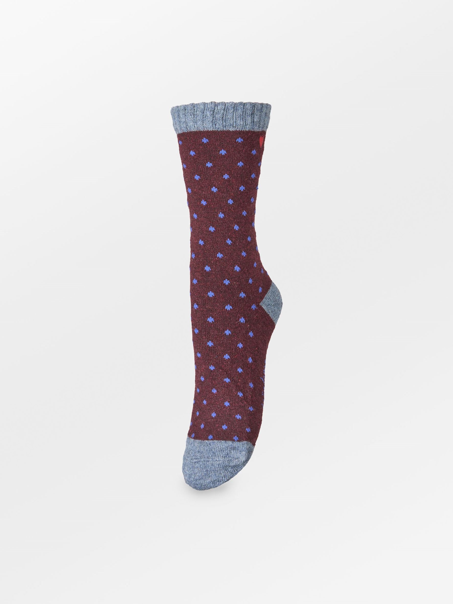 Dotted Wola Sock OneSize BeckSöndergaard