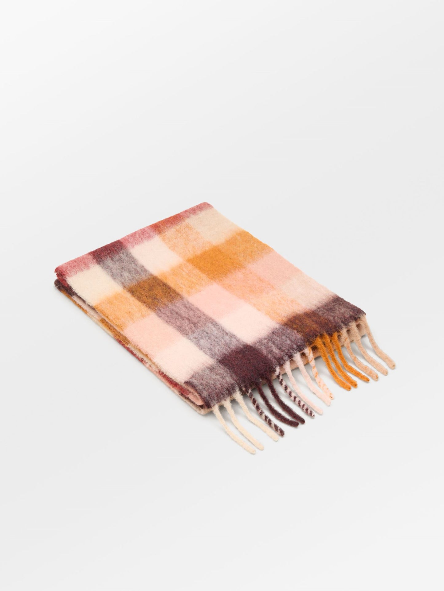 Becksöndergaard, Check Anilopa Scarf - Pink Peacock, scarves, scarves, sale, sale, scarves