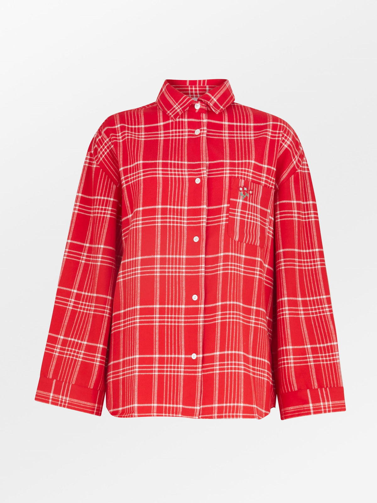 Flannel Grid Pyjamas Shirt Clothing BeckSöndergaard