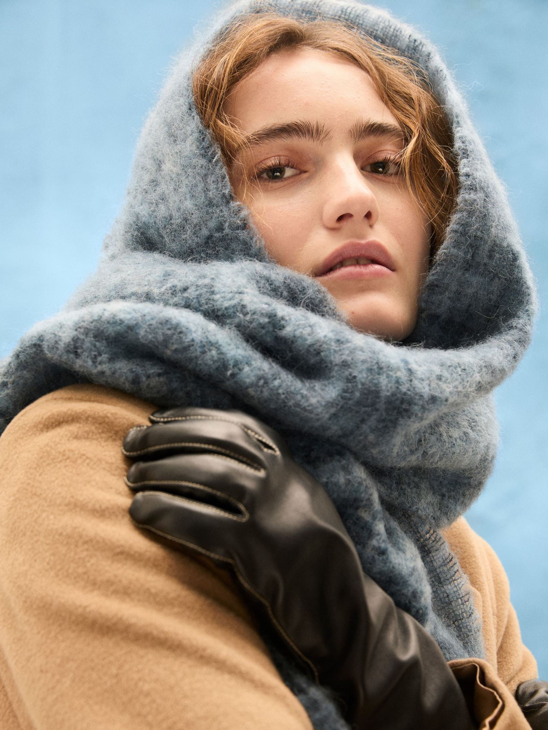 Long Smooth Leather Gloves Gloves BeckSöndergaard