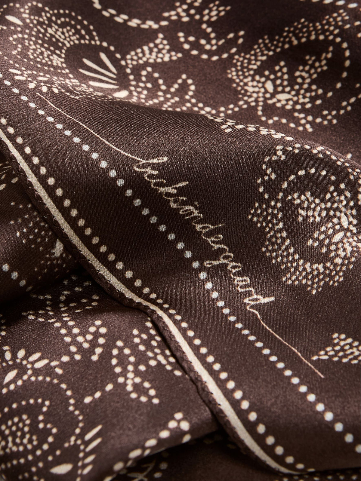 Dotted Flora Diamond Scarf OneSize BeckSöndergaard