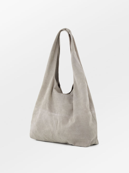 Suede Dalliea Shopper Bag - Gray OneSize BeckSöndergaard