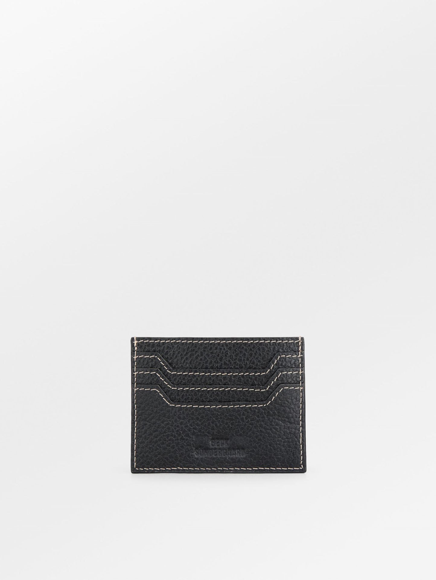 Becksöndergaard, Grained Card Holder - Black, accessories, accessories