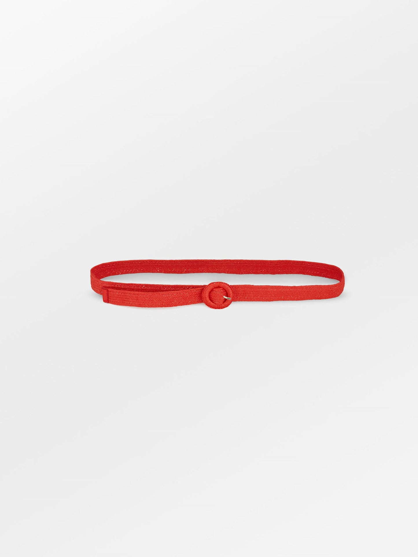 Becksöndergaard, Solid Slim Zia Belt - High Risk Red, accessories, archive, archive, sale, sale