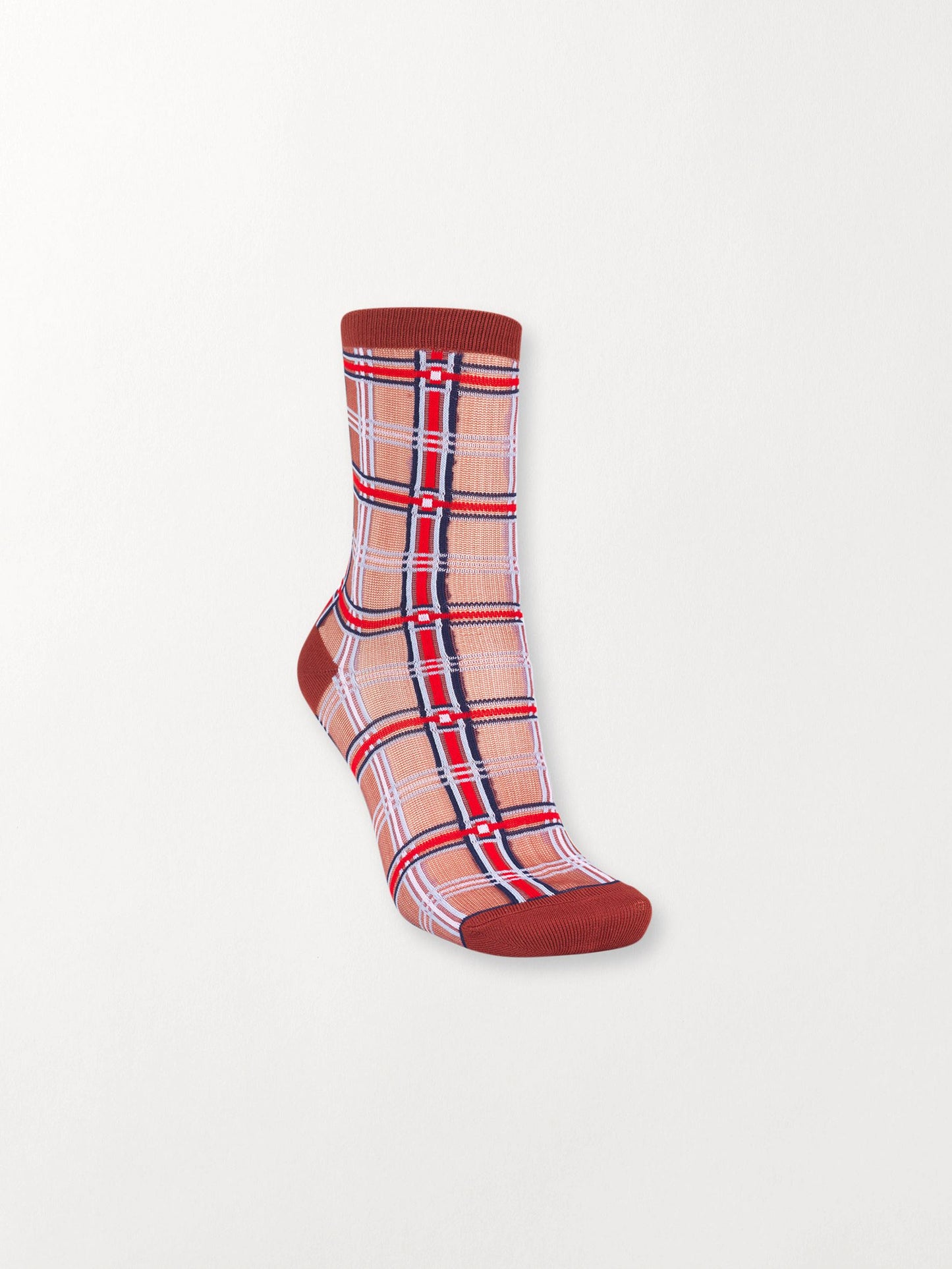 Dagmar Multi Check Sock Socks BeckSöndergaard