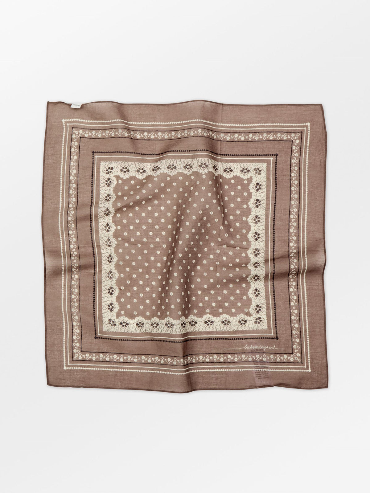 Becksöndergaard, Lacia Cotta Scarf - Pine Bark, scarves, scarves, scarves, scarves, black week