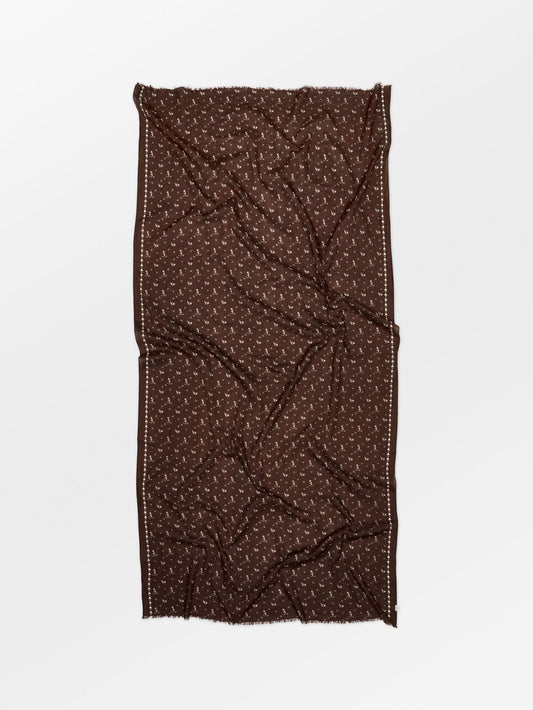 Becksöndergaard, Tulipa Long Cotta Scarf - Hot Fudge Brown, scarves, sale, sale, scarves