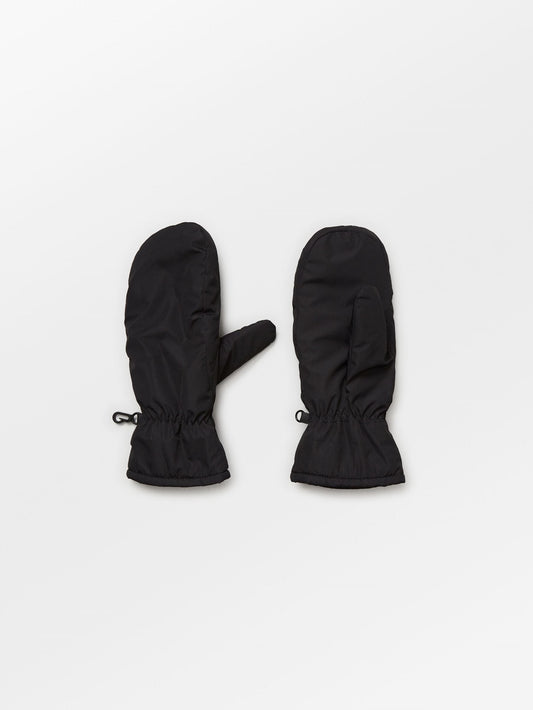 Becksöndergaard, Padded Nylona Mitten - Black, accessories, accessories, sale, sale, sale