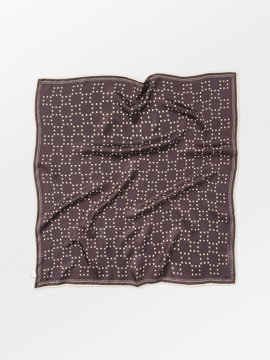 Becksöndergaard, Starlie Grid Sia Scarf - Chocolate Torte, scarves, scarves, winter accessories, winter accessories