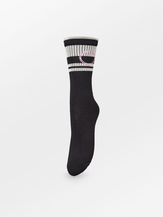 Becksöndergaard, Thalia Cotta Sock - Black/White, sale, sale