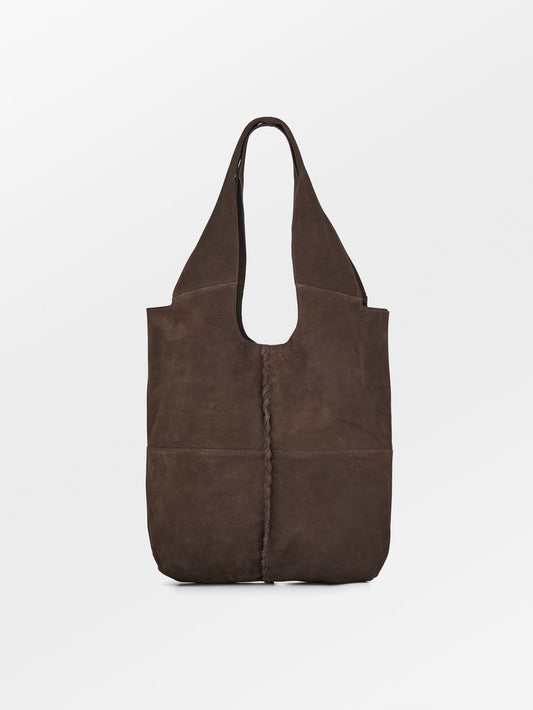 Becksöndergaard, Suede Demi Bag Black - Hot Fudge Brown, bags, bags