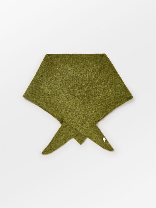Becksöndergaard, Alpaca-Wool Triangle Scarf - Golden Cypress Green, scarves, scarves, winter accessories, winter accessories, scarves, scarves