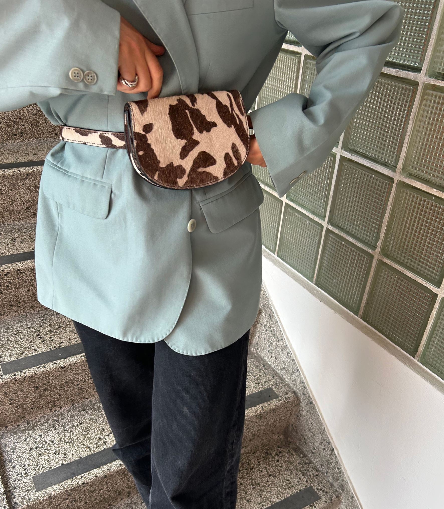 Texas Leather Belt Bag OneSize BeckSöndergaard