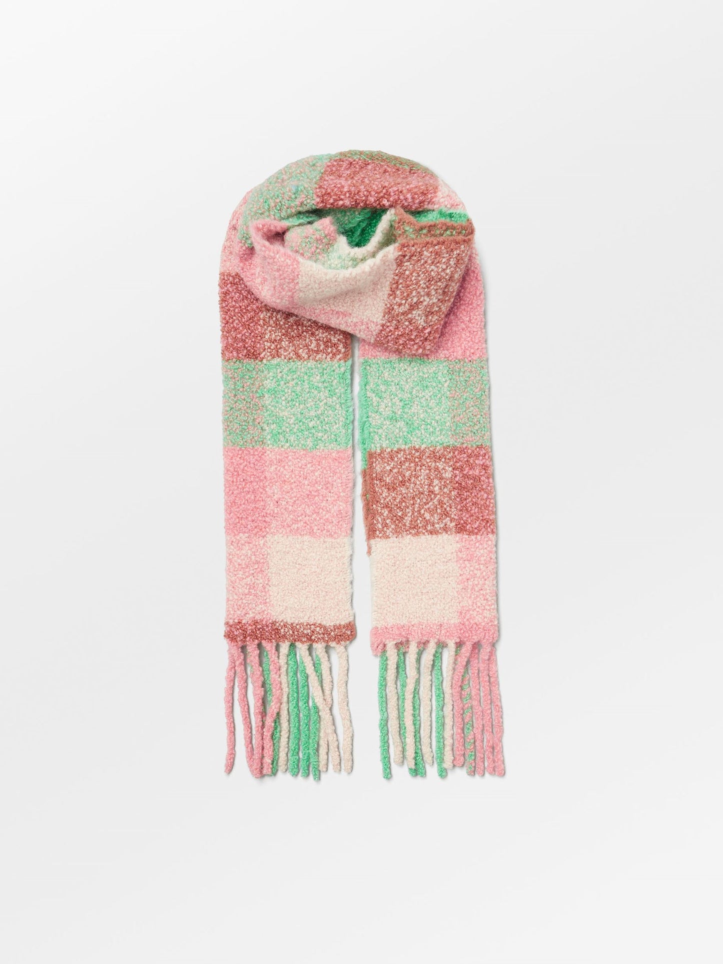 Check Teddy Scarf OneSize BeckSöndergaard