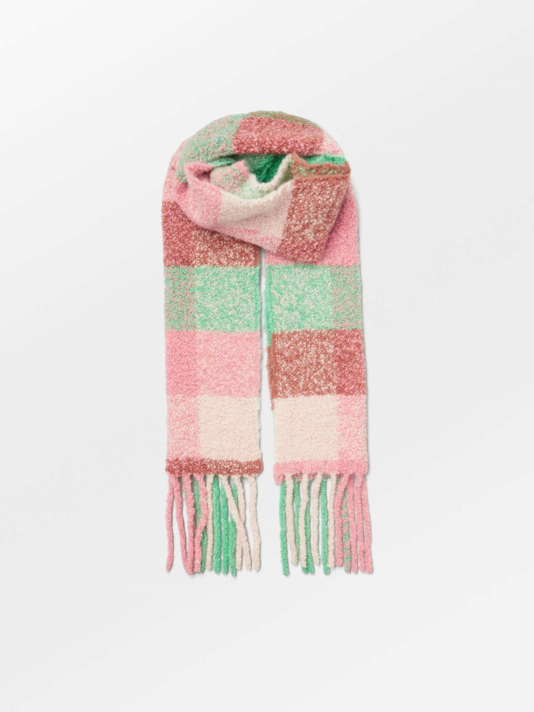 Check Teddy Scarf OneSize BeckSöndergaard