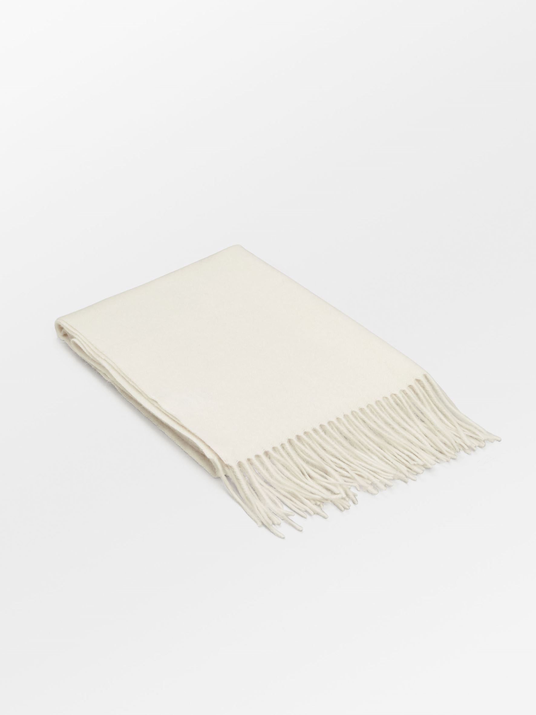 Crystal Edition Wool Scarf - Off White OneSize BeckSöndergaard