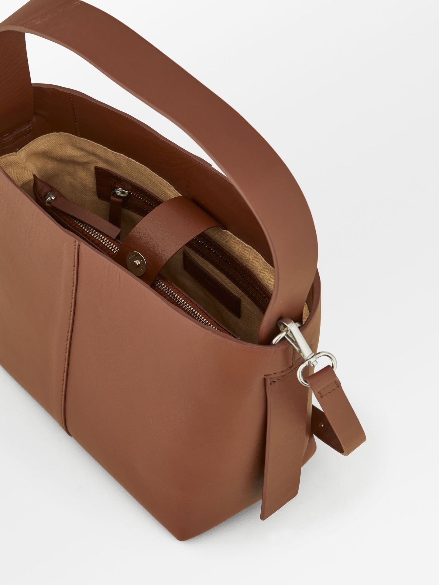 Nappa Fraya Crossbody Bag - Brown OneSize BeckSöndergaard