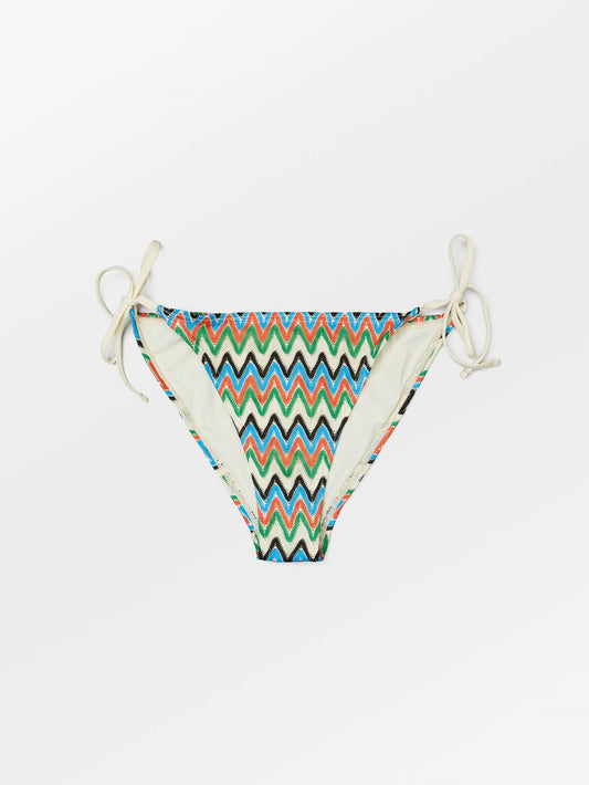 Becksöndergaard, Amber Bikini Bottom - Coral/Blue/White, swimwear, swimwear