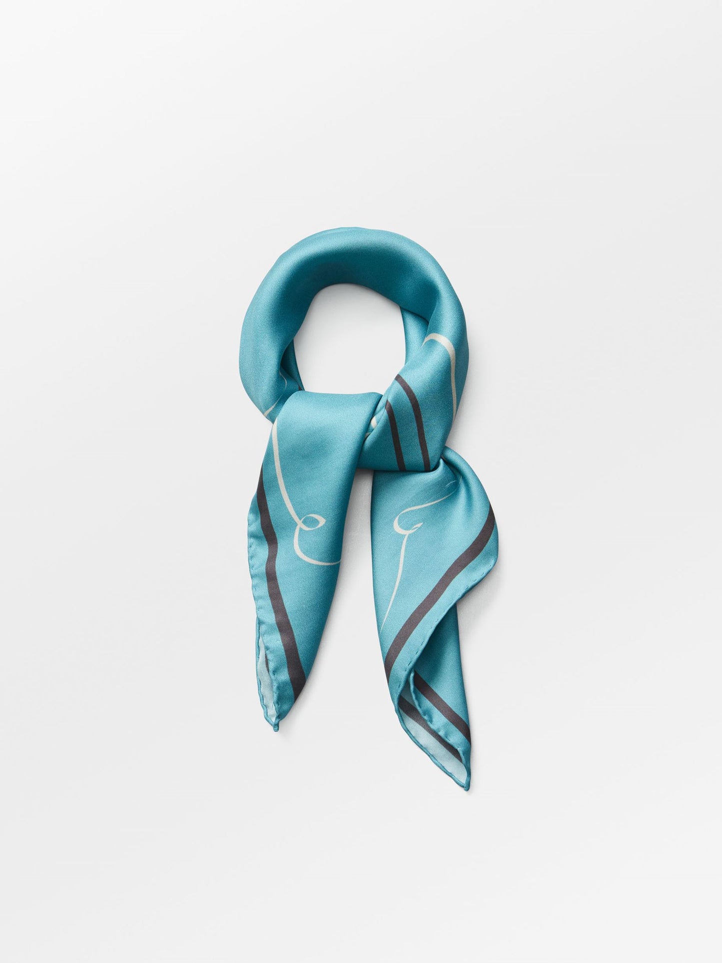 Becksöndergaard, Pencia Twill Sia Scarf - Mineral Blue, scarves, scarves, sale, sale, scarves