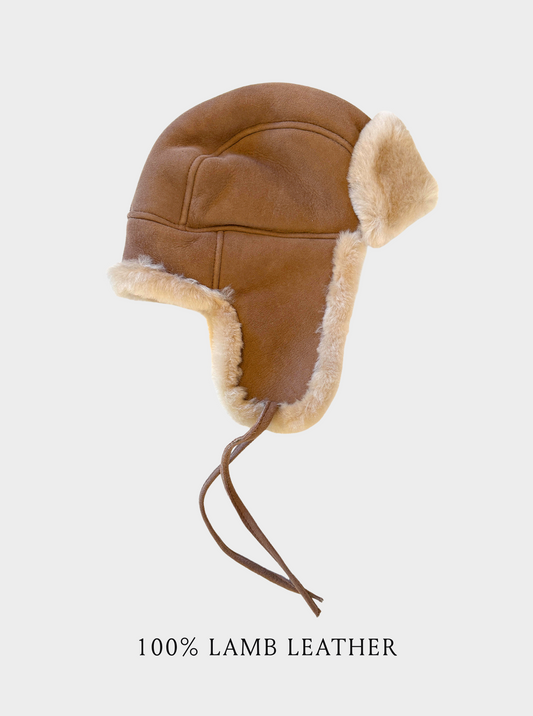 Becksöndergaard, Dora Aviator Hat - Emperador Brown, accessories, winter accessories, accessories, winter accessories