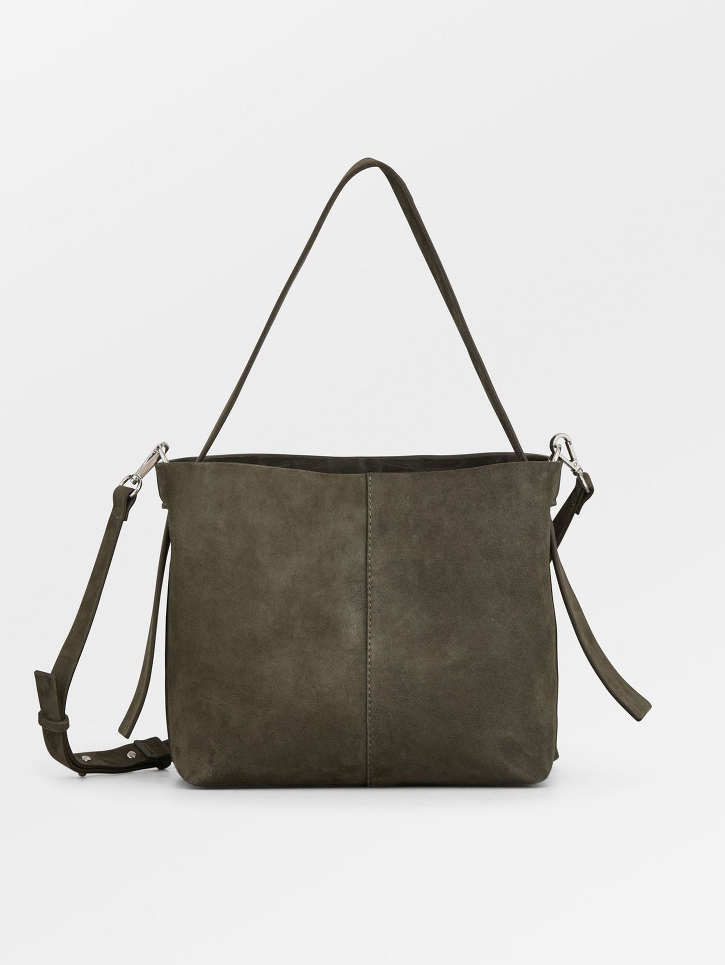 Suede Fraya Small Crossbody Bag - Green OneSize BeckSöndergaard