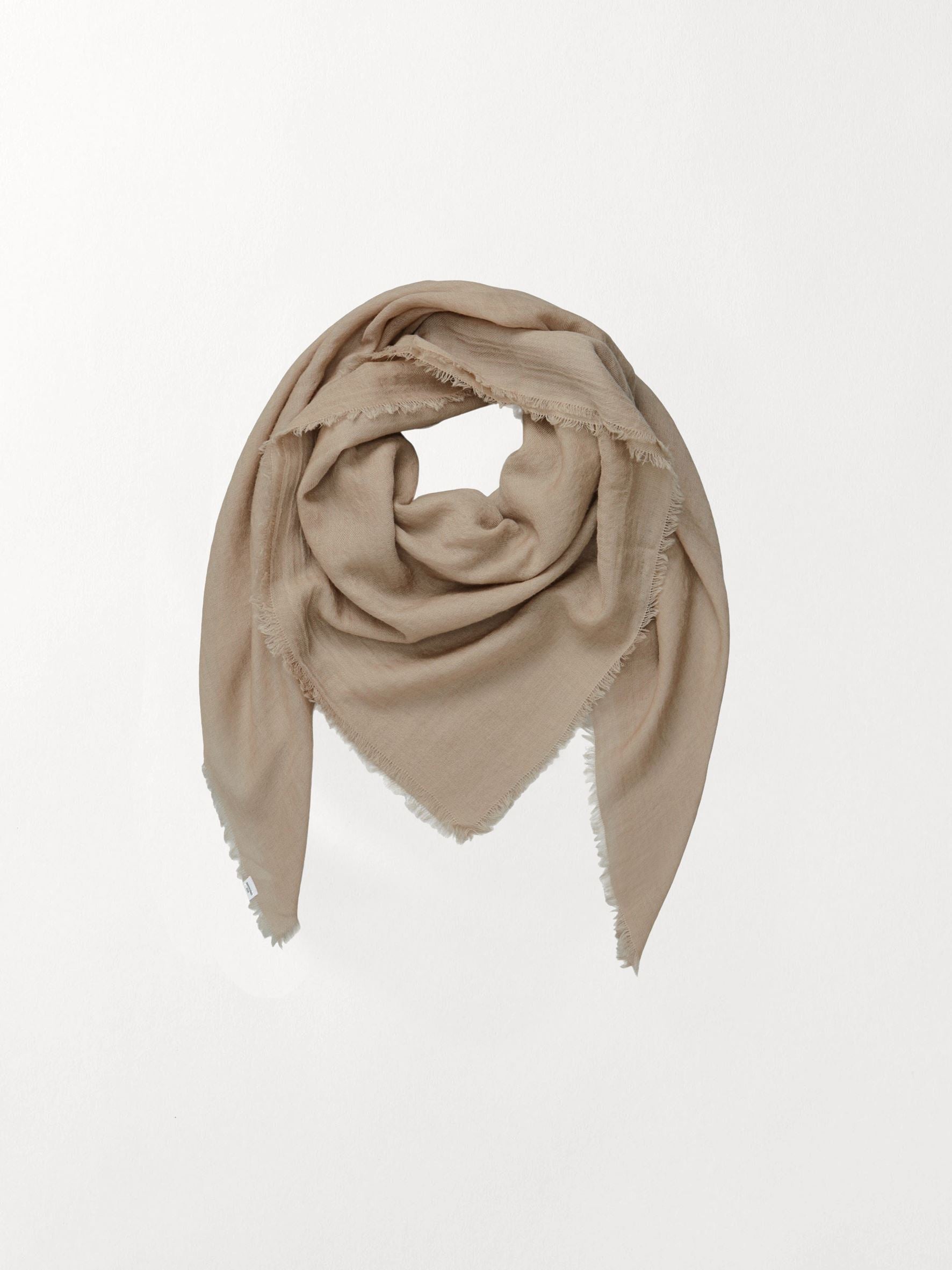 Mill Wool Scarf - Beige OneSize BeckSöndergaard