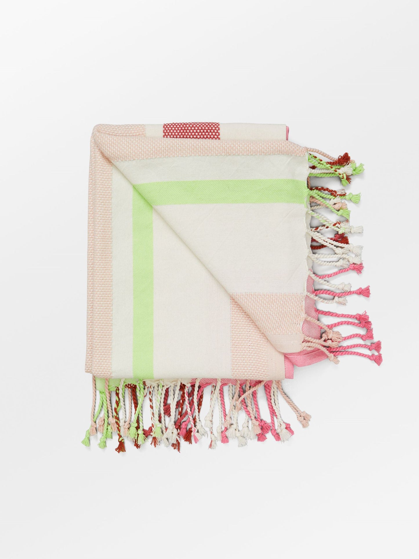 Stripy Cotta Towel OneSize BeckSöndergaard