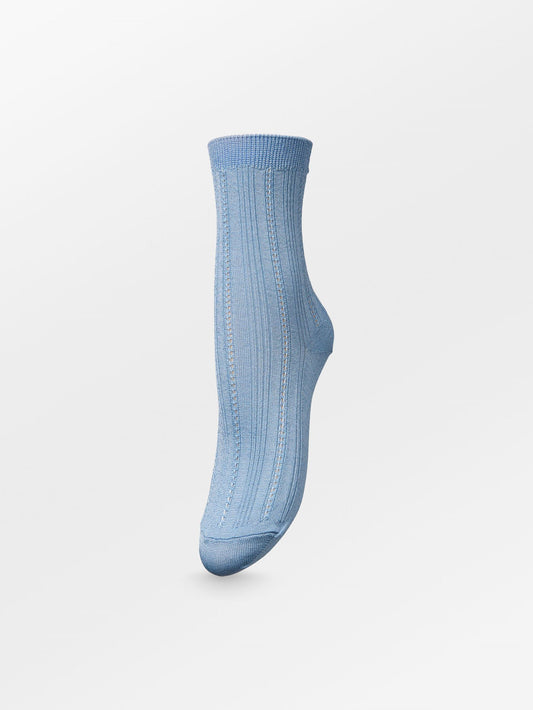 Glitter Drake Sock - Light Blue Socks BeckSöndergaard